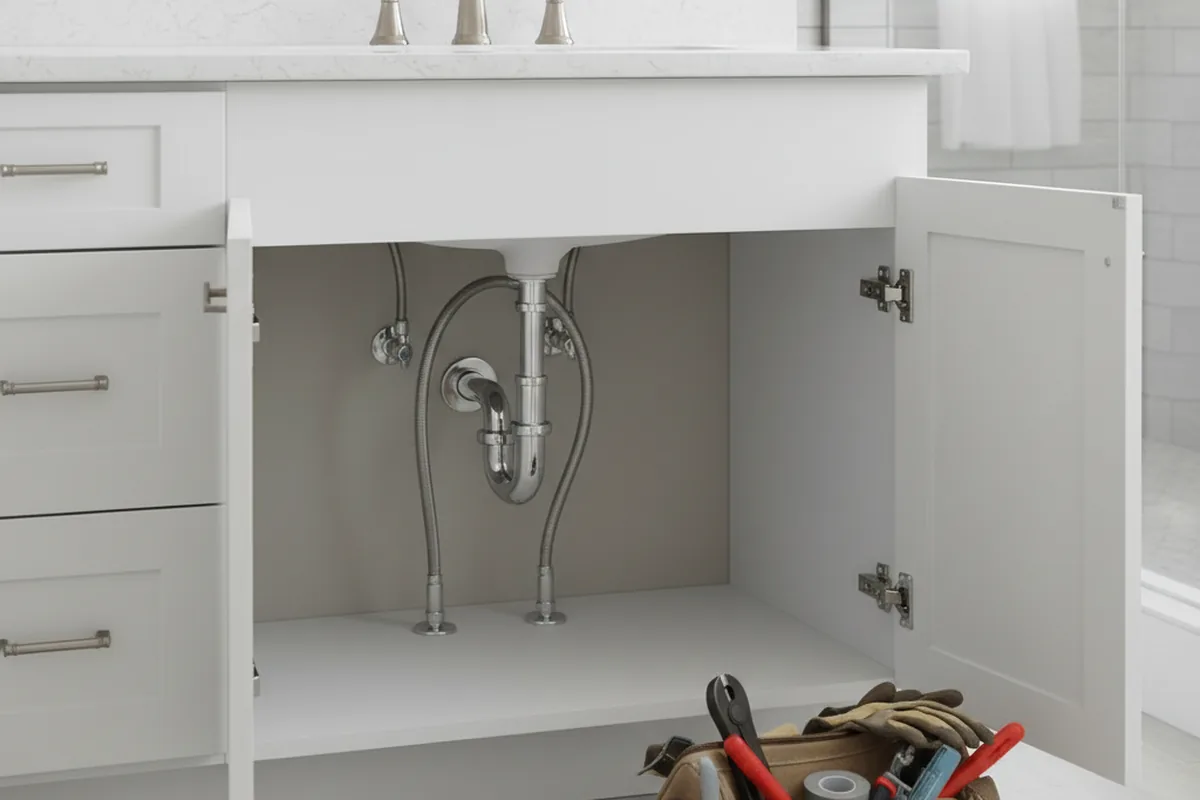 Finished fixture set after Gas Line Repair in Godley